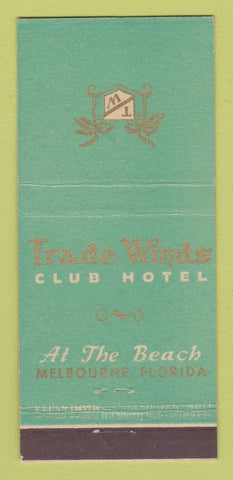 Matchbook Cover - Trade Winds Club Hotel Melbourne FL 21 Strike Feature