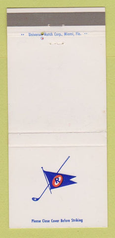 Matchbook Cover - Ocean Reef North Key Largo FL 30 Strike
