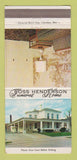 Matchbook Cover - Ross Henderson Funeral Home Newark OH 30 Strike