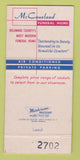 Matchbook Cover - McCausland Funeral Home Glenolden PA WEAR 30 Strike