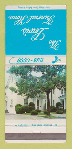 Matchbook Cover - Lewis Funeral Home Moorestown NJ 30 Strike
