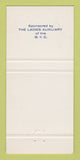 Matchbook Cover - Burrard Yacht Club Vancouver BC 30 Strike