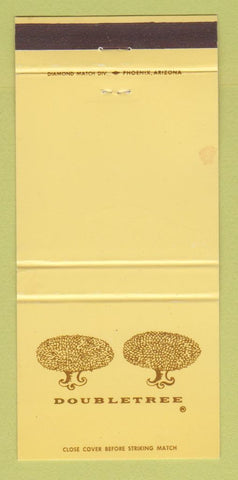 Matchbook Cover - Doubletree Inns Scottsdale Phoenix Tucson AZ Seattle 30 Strike
