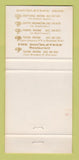 Matchbook Cover - Doubletree Inns Scottsdale Phoenix Tucson AZ Seattle 30 Strike