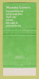Matchbook Cover - Mamma Leone's Restaurants New York City Boston MA 30 Strike