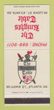 Matchbook Cover - The Knights' Table Atlanta GA 30 Strike