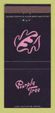Matchbook Cover - Purple Tree Indianapolis Tampa Washington DC 30 Strike