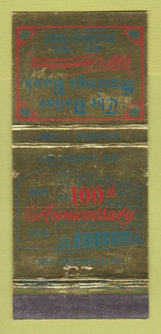 Matchbook Cover - Dollar Savings Bank Pittsburgh PA 1955 WEAR 21 Strike Feature