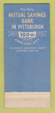 Matchbook Cover - Dollar Savings Bank Pittsburgh PA 1955 WEAR 21 Strike Feature