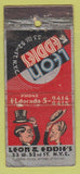 Matchbook Cover - Leon & Eddie's New York City WORN 21 Strike Feature