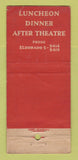 Matchbook Cover - Leon & Eddie's New York City WORN 21 Strike Feature