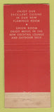 Matchbook Cover - Fair Grounds Hotel Allentown PA WEAR 21 Strike Feature
