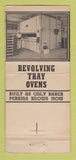 Matchbook Cover - Baker Perkins Machinery Saginaw MI WEAR 21 Strike Feature