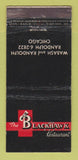 Matchbook Cover - Blackhawk Restaurant Chicago IL WEAR 21 Strike Feature