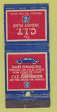 Matchbook Cover CIT Corp Auto Sales Financing NYC Chicago WEAR 21 Strike Feature