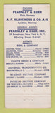 Matchbook Cover - Fern Ville New York City shipping 21 Strike Feature