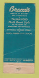 Matchbook Cover - Bracco's Hotel Oxford San Francisco CA WORN 21 Strike Feature