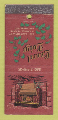 Matchbook Cover - Laurel Lodge San Francisco CA WEAR 21 Strike Feature