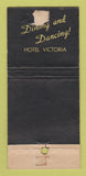 Matchbook Cover - Hotel Victoria New York City WORN 21 Strike Feature