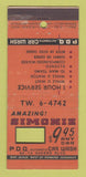 Matchbook Cover - Simonize PDQ Car Wash NYC? 21 Strike Feature