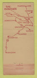 Matchbook Cover - Moresque West Orange NJ 21 Strike Feature