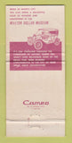Matchbook Cover - Velvet Garter Restaurant White's City NM 30 Strike