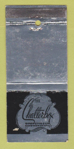 Matchbook Cover - Chatterbox Restaurant St Petersburg FL WORN 30 Stick