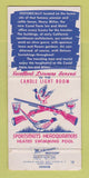 Matchbook Cover - Canal Farm Inn Motel Los Banos CA 30 Strike