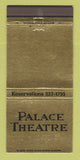 Matchbook Cover - Palace Theatre  30 Strike