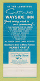 Matchbook Cover - Continental Wayside Inn Motor Hotel Paso Robles CA 30 Strike