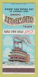 Matchbook Cover - Hotel Showboat Casino LAS Vegas NV 30 Strike