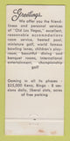 Matchbook Cover - Hotel Showboat Casino LAS Vegas NV 30 Strike