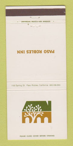 Matchbook Cover - Paso Robles Inn CA 30 Strike