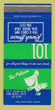 Matchbook Cover - Pelican 101 Ranch House Long Beach Seal Beach CA 30 Strike