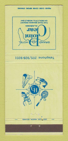 Matchbook Cover - Grand Hotel Point Clear AL 30 Strike
