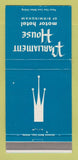 Matchbook Cover - Parliament House Motor Hotel Birmingham AL 30 Strike