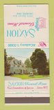 Matchbook Cover - Saxton Funeral Home Lakewood OH 30 Strike