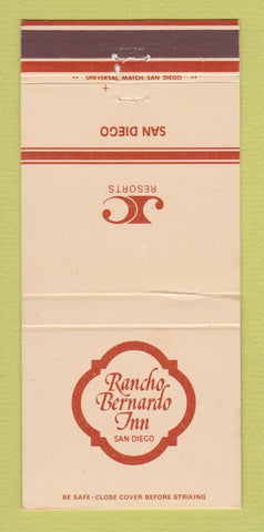 Matchbook Cover - Rancho Bernardo Inn San Diego CA 30 Strike