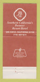 Matchbook Cover - Rancho Bernardo Inn San Diego CA 30 Strike