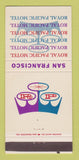Matchbook Cover - Royal Pacific Hotel San Francisco CA 30 Strike