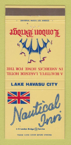 Matchbook Cover - Nautial Inn London Bridge Lake Havasu City AZ 30 Strike