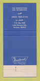 Matchbook Cover - Nautial Inn London Bridge Lake Havasu City AZ 30 Strike