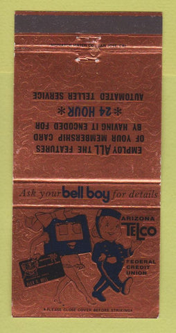 Matchbook Cover - Arizona Telco Credit Union Phoenix Tucson Yuma AZ 30 Strike