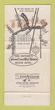 Matchbook Cover - Wayfarer Motor Hotel San Antonio TX STAINED 30 Strike