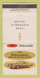 Matchbook Cover - 1974 Oldsmobile Delta 88 Royale Coupe WEAR 30 Strike