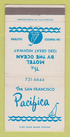 Matchbook Cover - Pacific San Francisco CA Motel 30 Strike