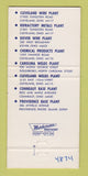 Matchbook Cover - 1964 New York World's Fair GE General Electic 30 Strike
