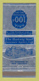 Matchbook Cover - Hartis Moss Insurance New Orleans LA 1971 30 Strike