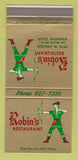 Matchbook Cover - Robin's Restaurant Anaheim CA 30 Strike