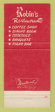 Matchbook Cover - Robin's Restaurant Anaheim CA 30 Strike